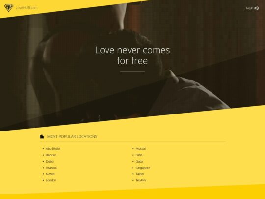 Lovehub review, a site that is one of many popular Gay Male Escort Sites